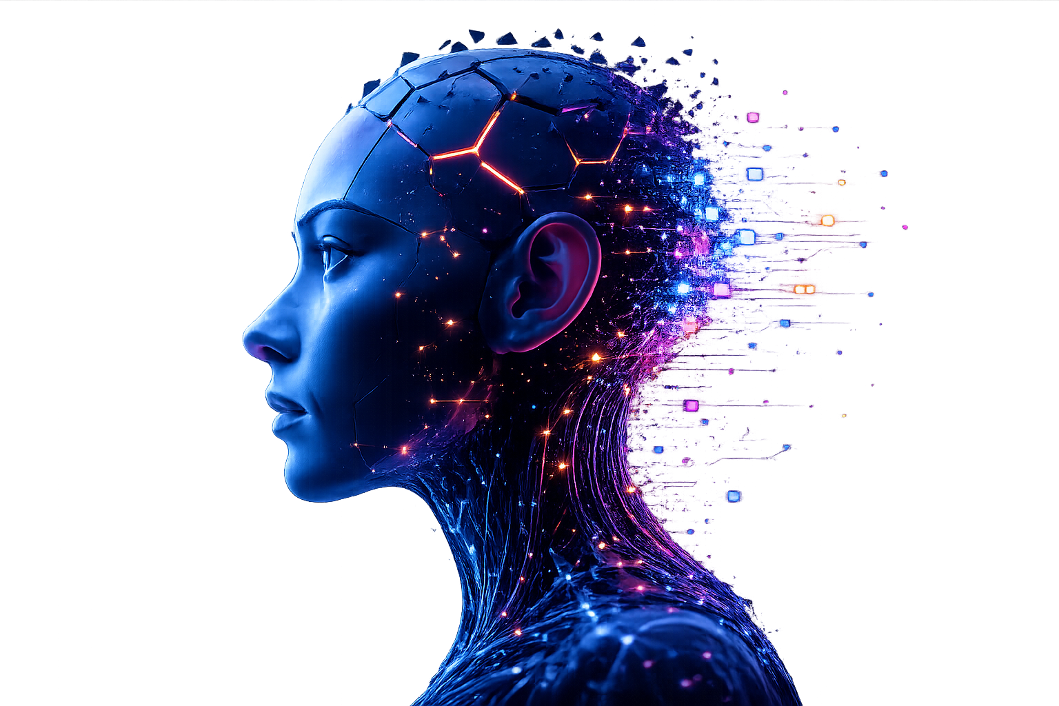 Futuristic AI profile representing AppiTech digital innovation